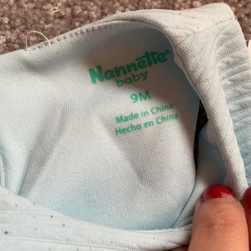 Nannette El Rosette Dress Blue